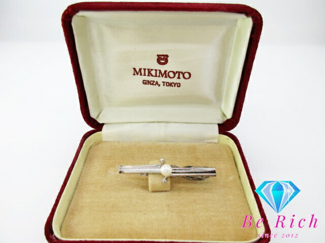 楽天市場】ミキモト MIKIMOTO パール 付き ネクタイピン タイピン