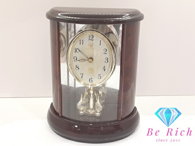 楽天市場】リズム時計工業 クイーンエリザベス 2 置時計 QE2-R36