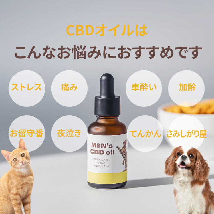 楽天市場】【獣医師取扱商品】 猫用CBDオイル M&N's テルペンフリー