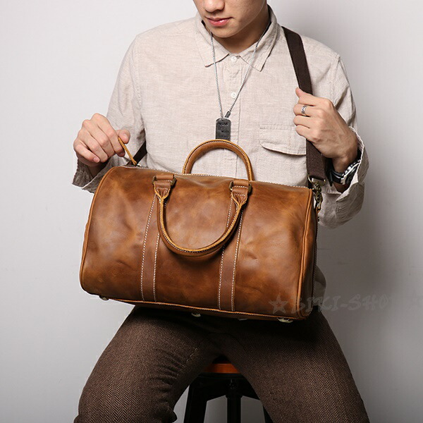 楽天市場】＼全品ポイント5倍＆最大1400円クーポン有／本革ボストン