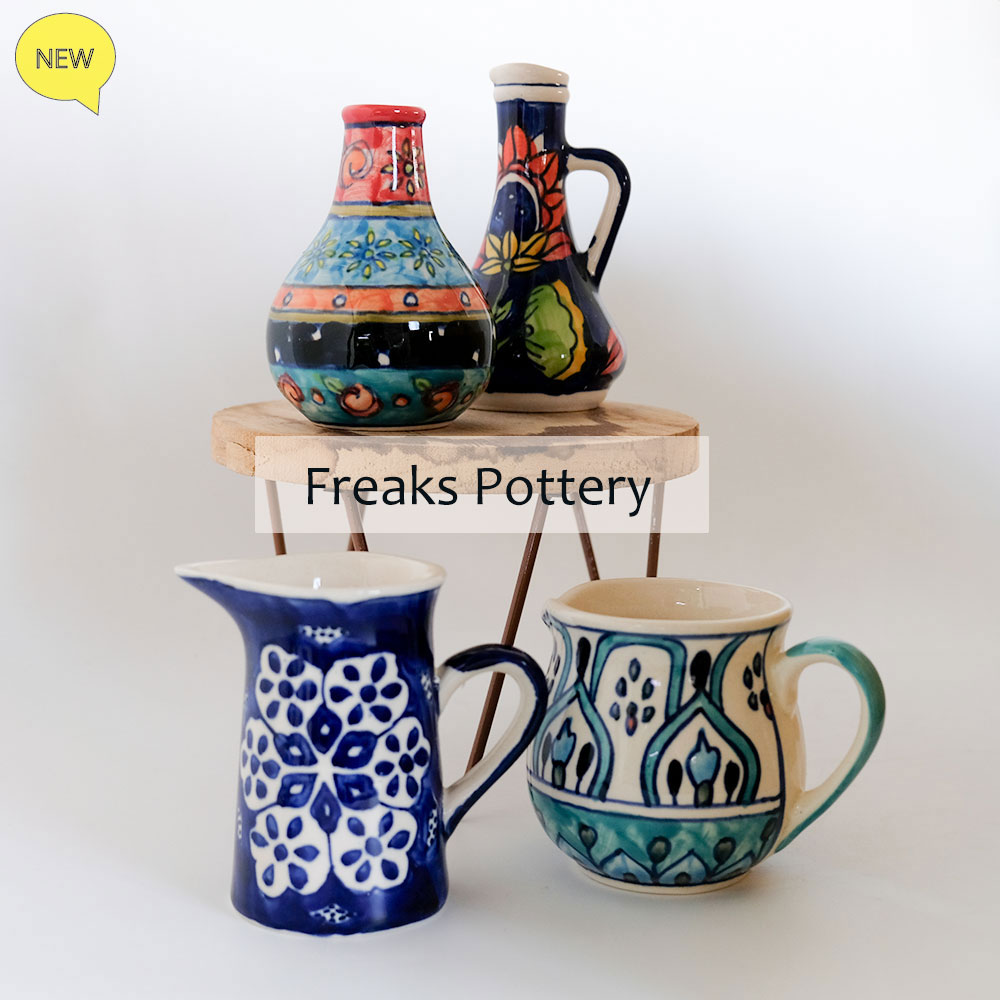 楽天市場】花瓶 おしゃれ インド製 ハンドメイド アート 陶器 | Freaks