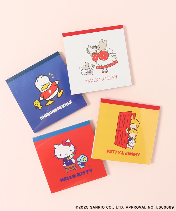 楽天市場】【メール便対応】Sanrio グッズ メモ帳 メモパッド ブロック