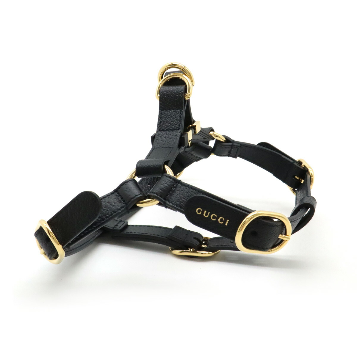 楽天市場】GUCCI グッチ ペット ハーネス 犬 胴輪 レザー ブラック 黒
