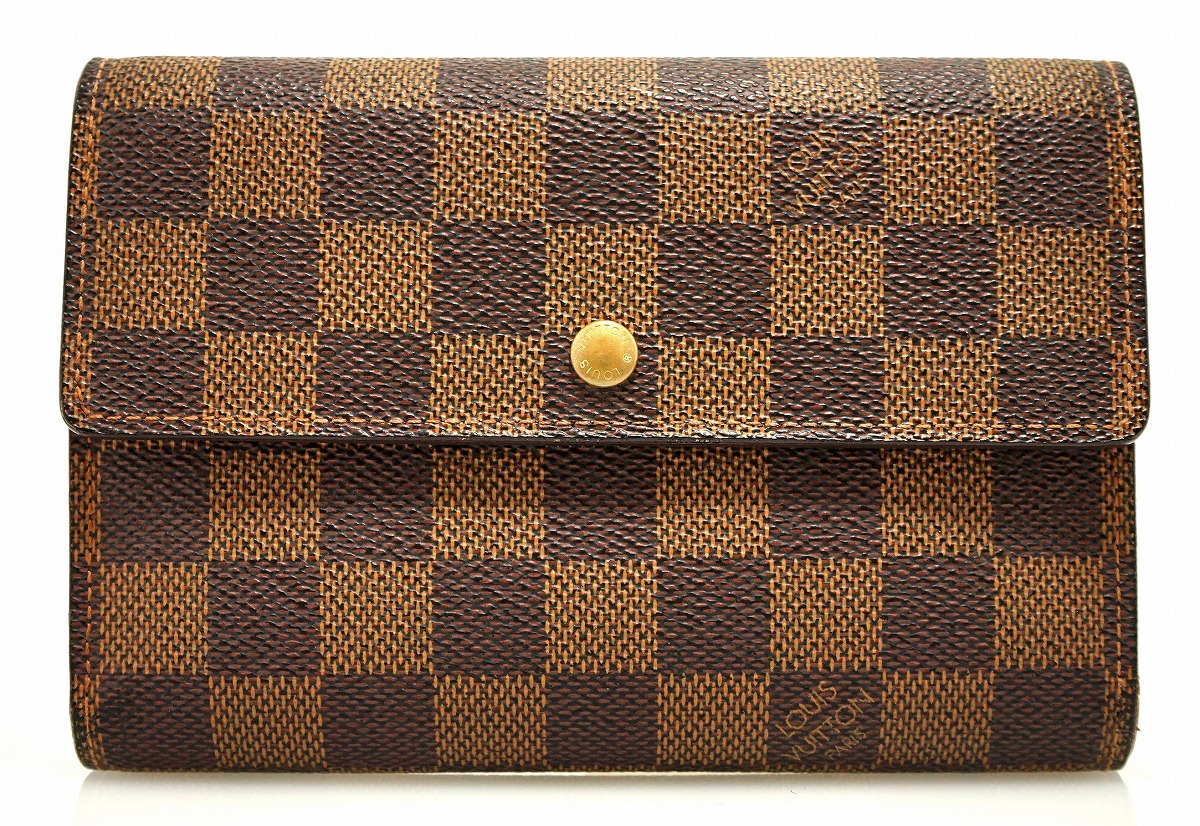 楽天市場】【財布】LOUIS VUITTON ルイ ヴィトン ダミエ ポルト