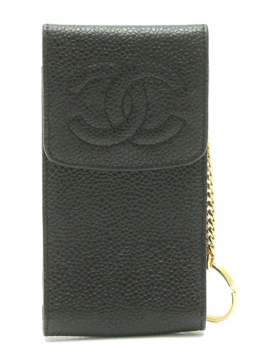 楽天市場】CHANEL シャネル キャビアスキン ココマーク シガレット