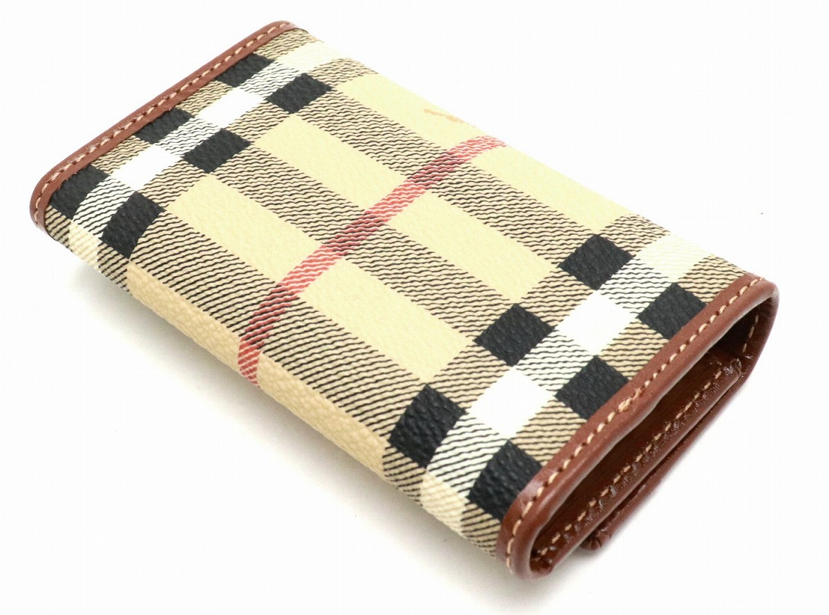楽天市場】【未使用品】BURBERRY バーバリー キーケース 6連キーケース