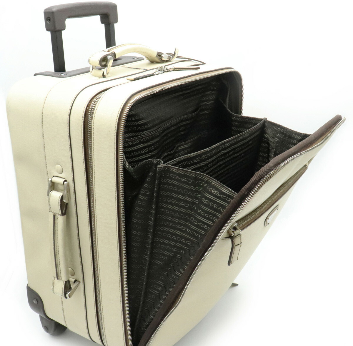 楽天市場】【バッグ】PRADA プラダ サフィアーノ キャリーバッグ