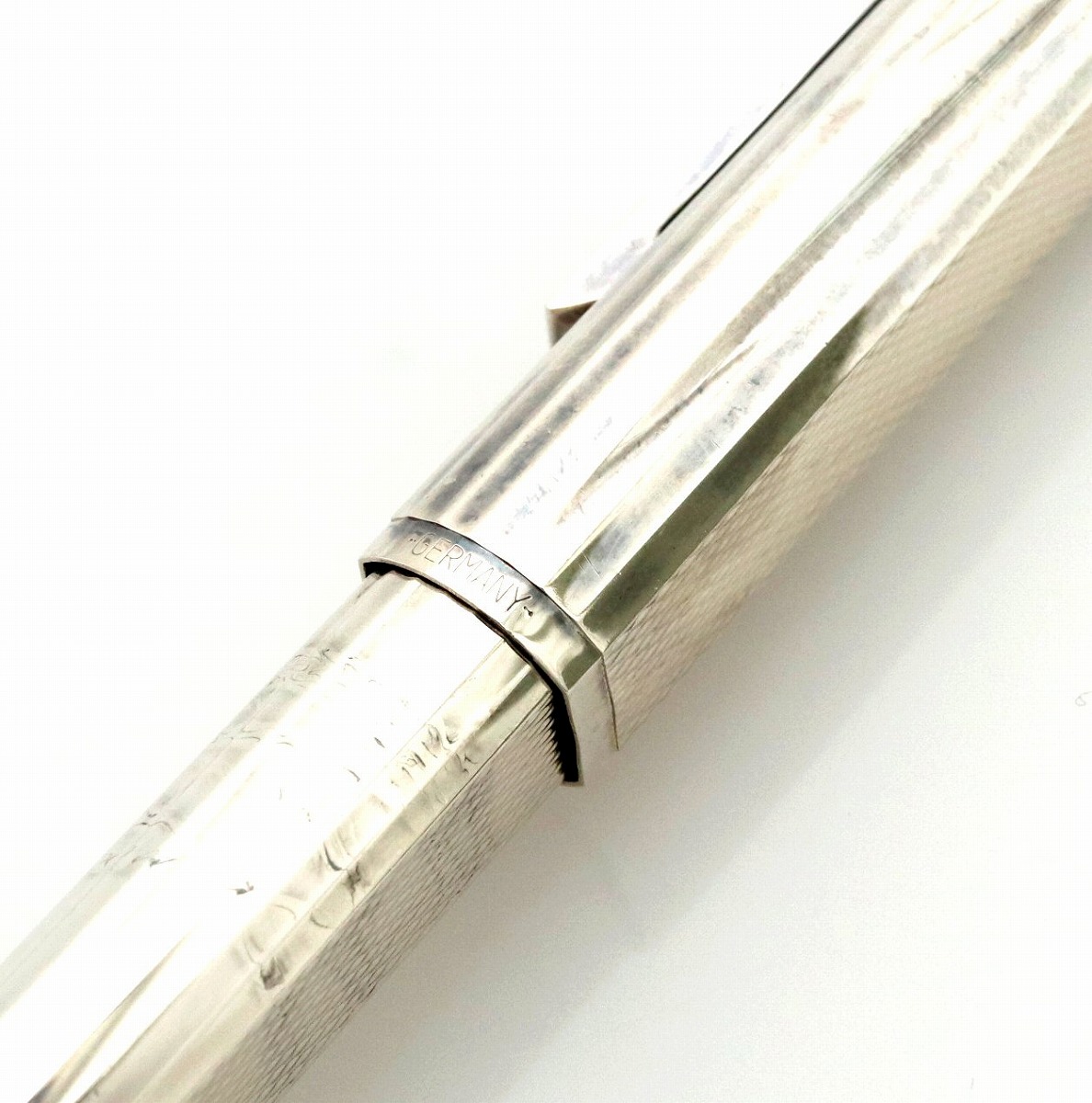 楽天市場】dunhill ダンヒル 万年筆 ペン先K18 シルバー インクなし