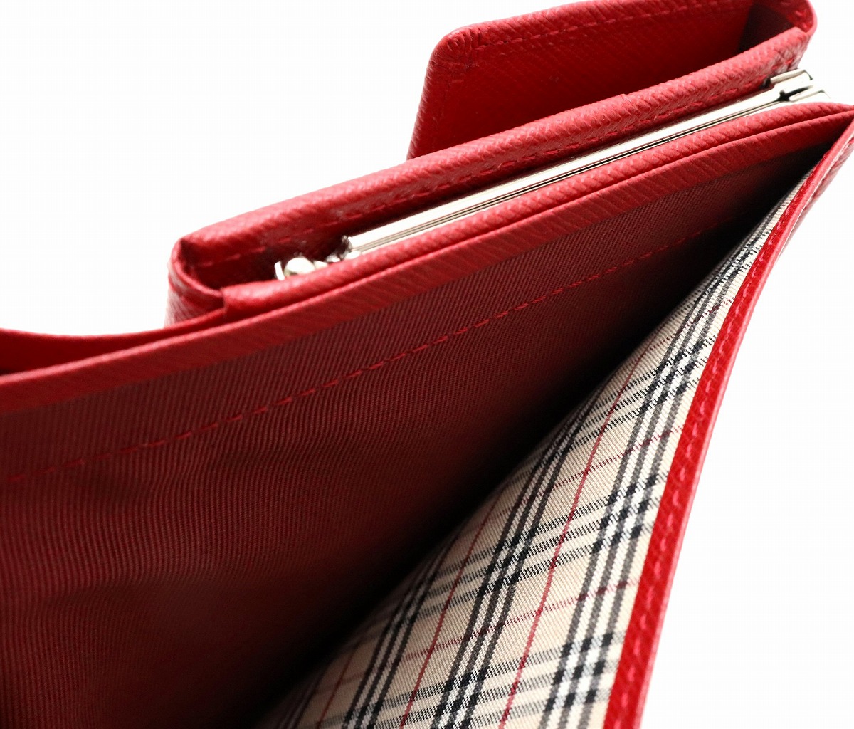 楽天市場】【財布】BURBERRY バーバリー 2つ折財布 ノバチェック ガマ