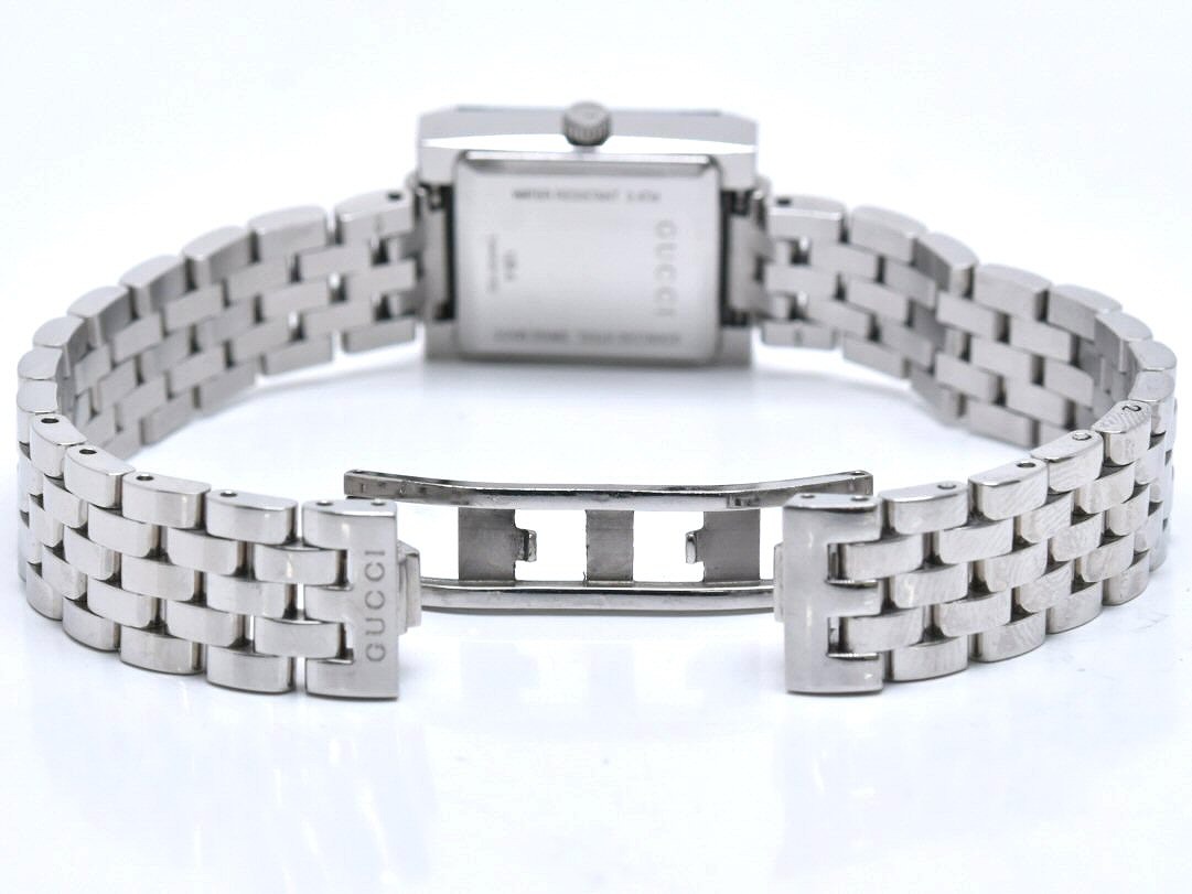 GUCCI 128.4 シルバースクエア レディース腕時計 【公式通販】