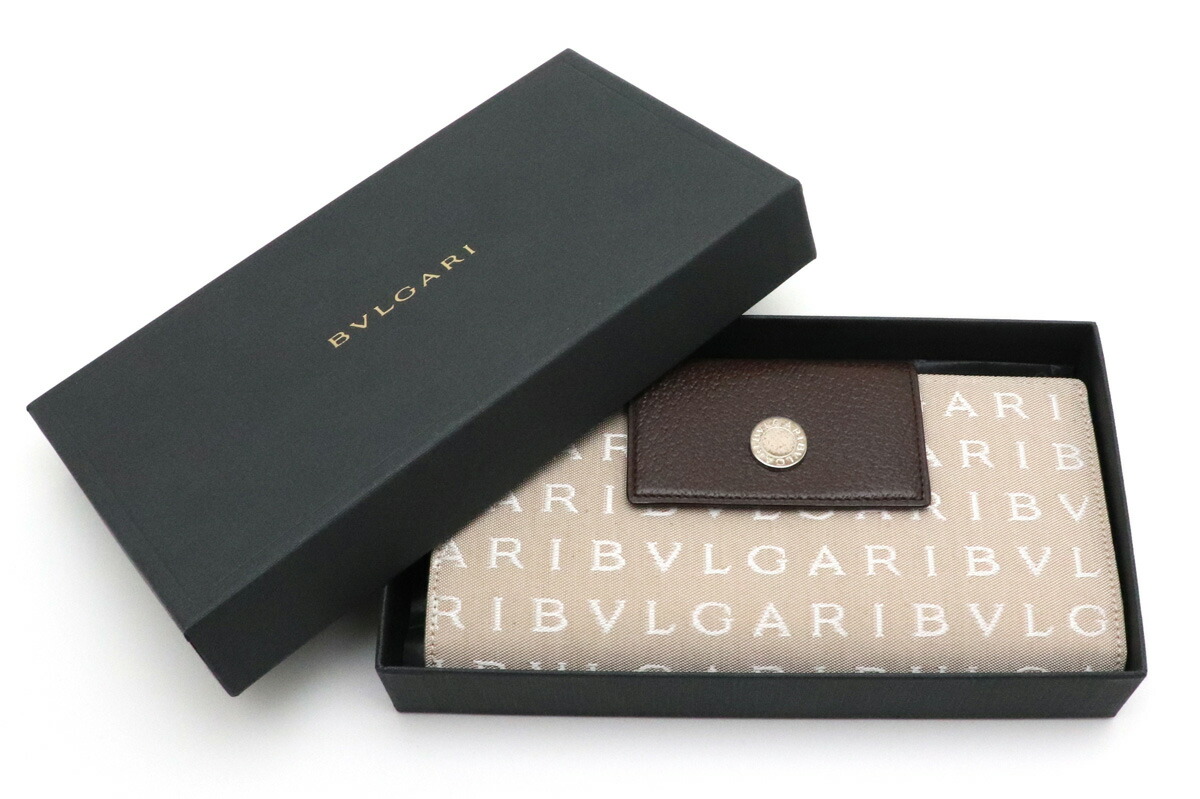 楽天市場】【新品未使用品】【財布】BVLGARI ブルガリ ロゴマニア W