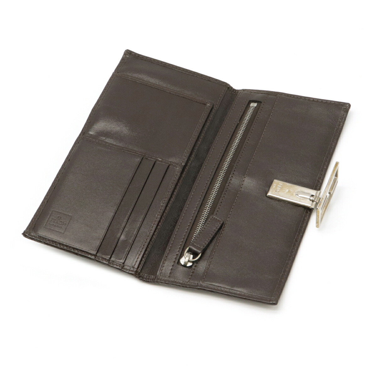 楽天市場】【財布】FENDI フェンディ ズッカ柄 2つ折長財布 二つ折り長