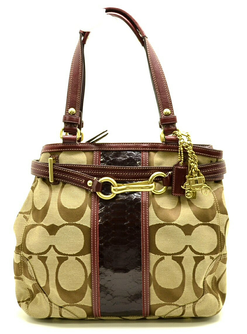 COACH チェック柄 ワインバッグ 保存袋付き COACH チェック柄 ワイン