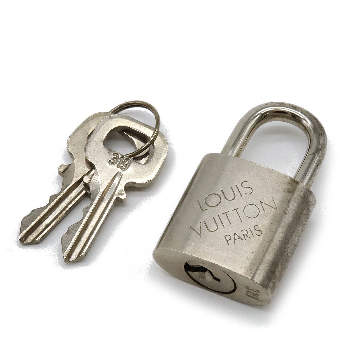 新品】LOUIS VUITTON パドロック シルバーブラックブライトタイプ 新品