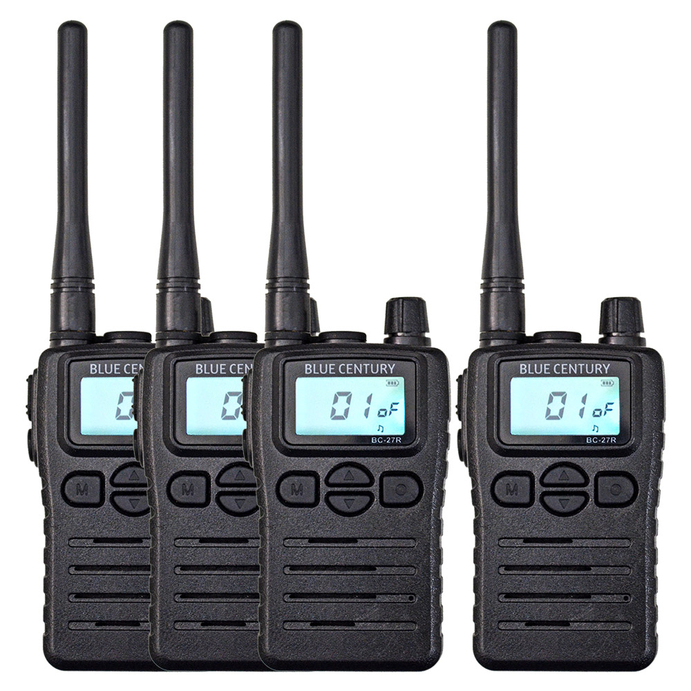 M2789-130-100】インカム 特定小電力 トランシーバー 4台セット