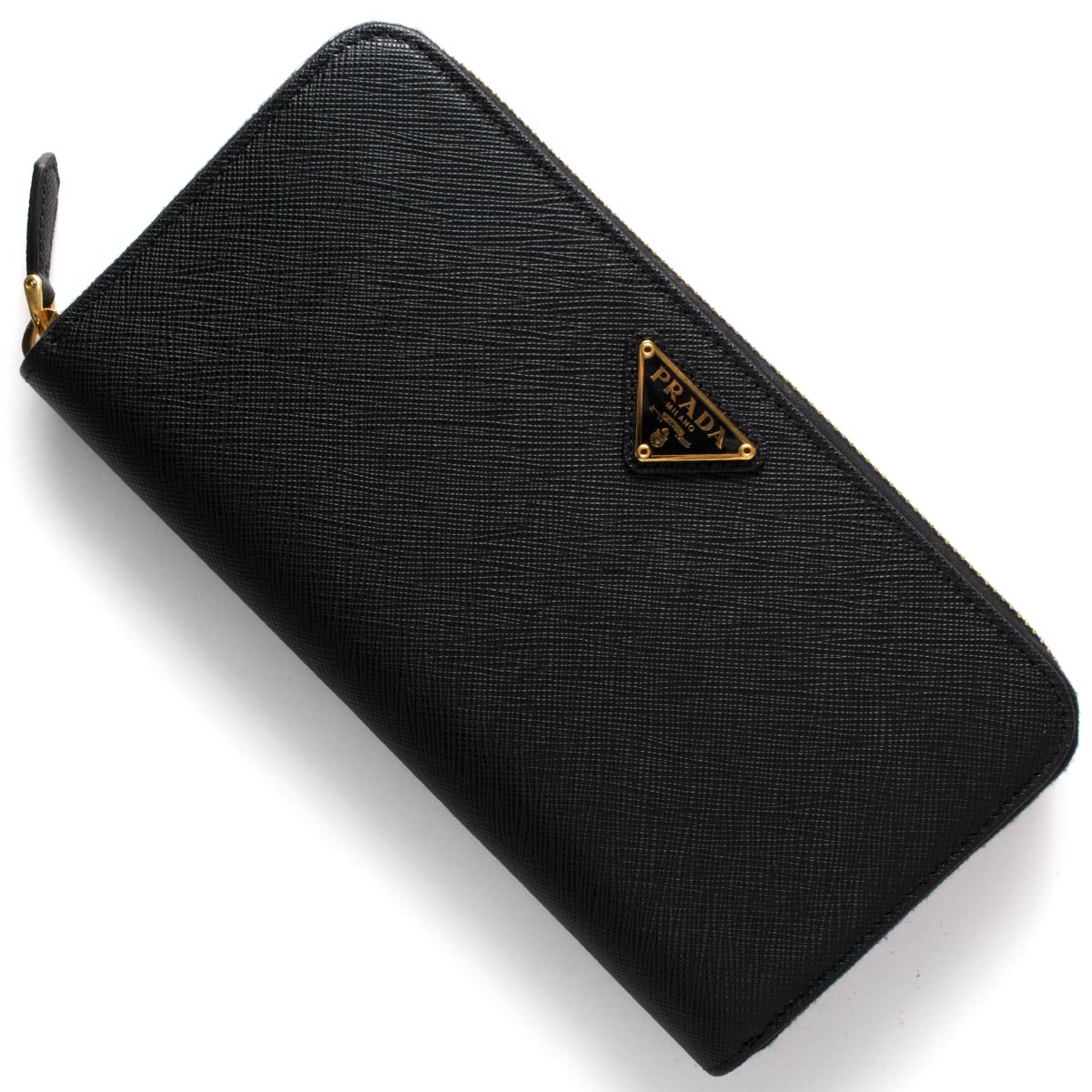 新品同様‼️プラダ PRADA 財布 三つ折り 折り財布 サフィアーノ 三角