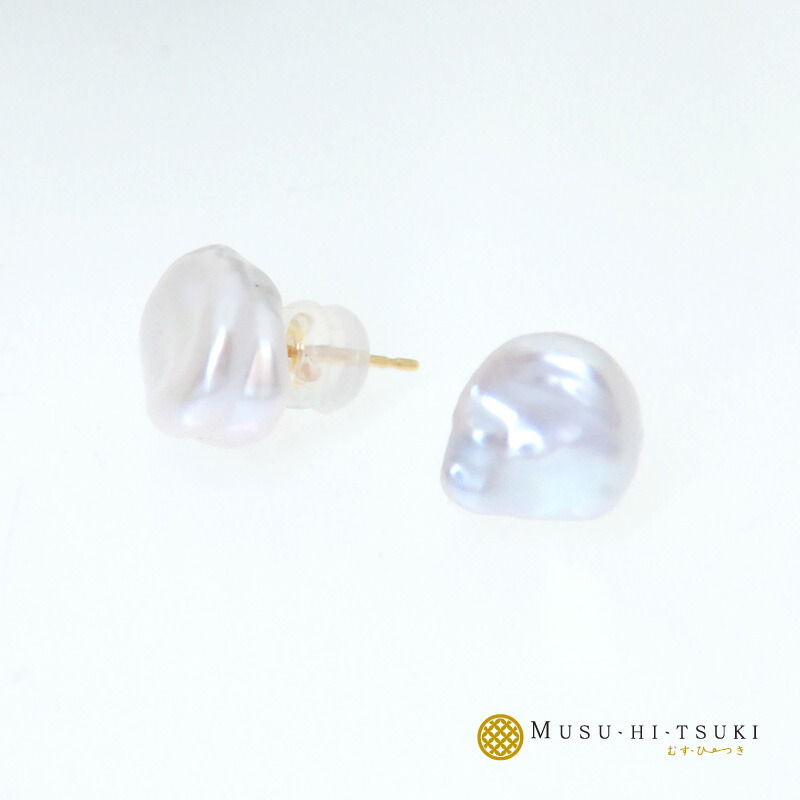 楽天市場】【送料無料】バロック パール ピアス 国産 k18 18k 真珠