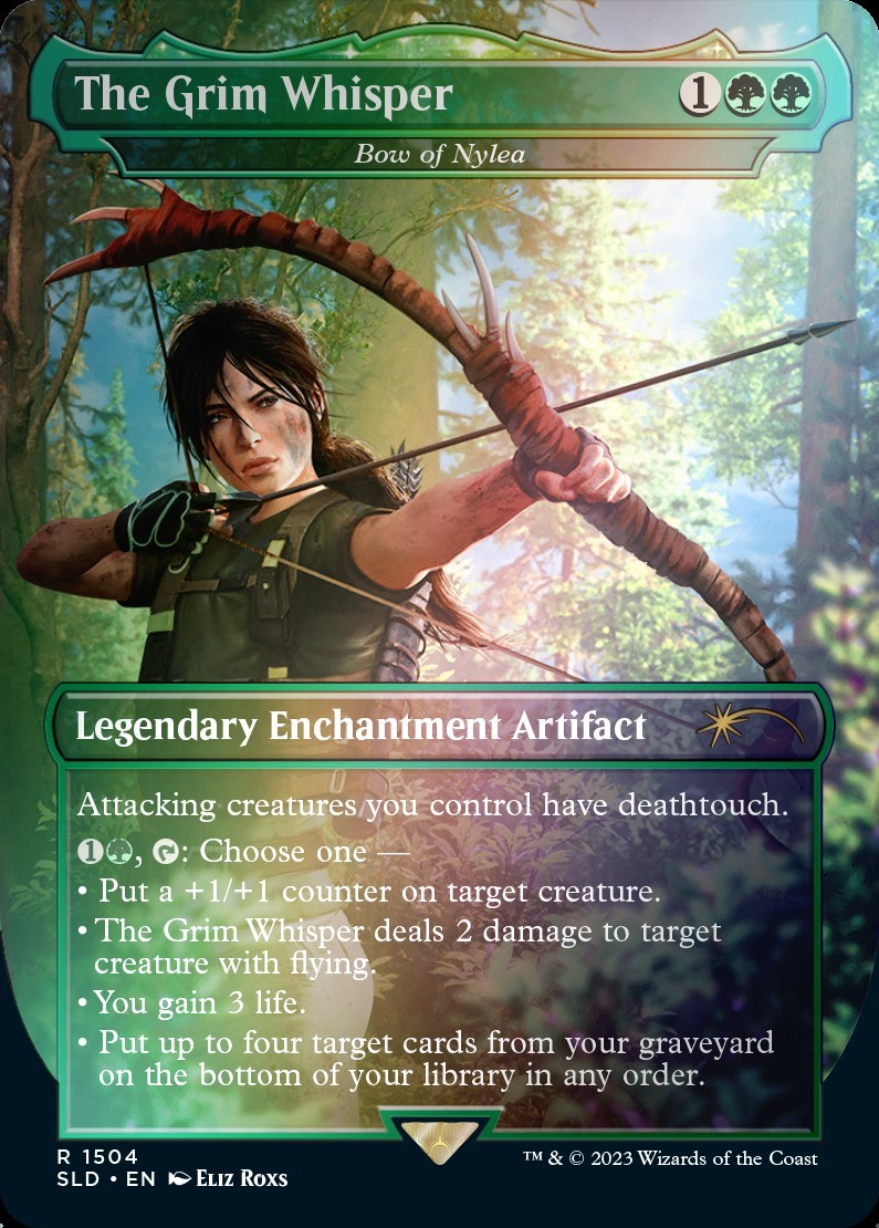 MTG Secret Lair Tomb Raider Foil Edition