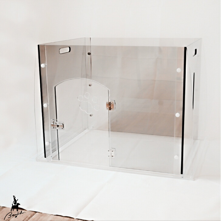 日本製 ペットケージ 透明扉付き 日本製 ペットケージ 透明扉付き