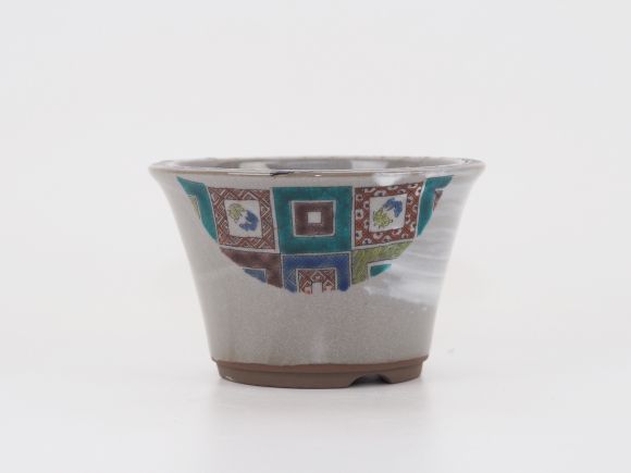 九谷焼、ミニ鉢、盆栽鉢、盆栽小鉢、鉢、植木鉢、山野草鉢、盆栽 九谷