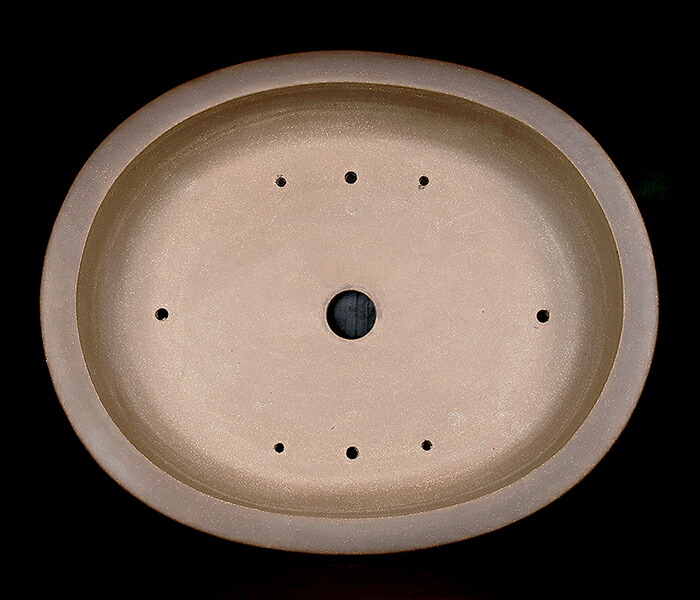 楽天市場】盆栽鉢 烏泥外縁胴紐楕円鉢 植木鉢 中国鉢 張氏製陶 落款