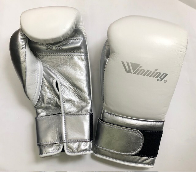 Winning ボクシンググローブ 14oz ホワイト Winning グローブ ホワイト