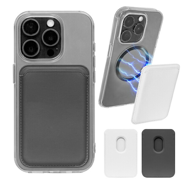 楽天市場】MagSafe対応 カードケース カード収納 強力磁石 magsafe式