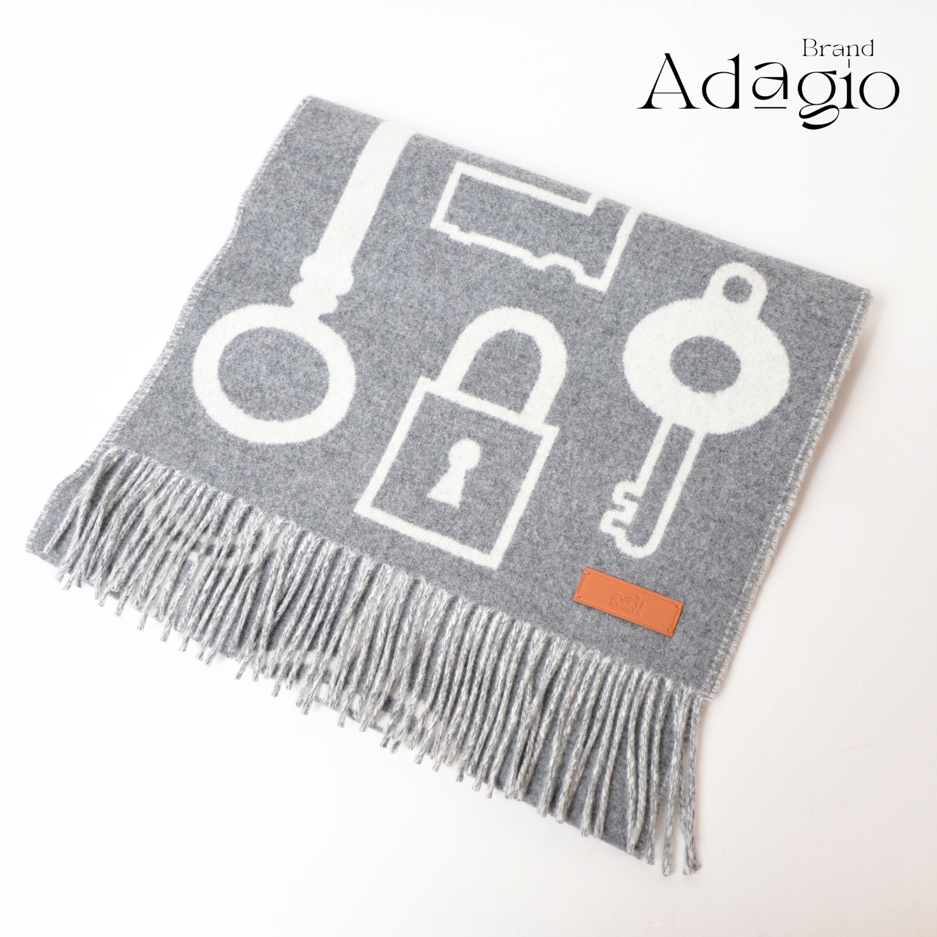 楽天市場】【新品同様・未使用】HERMES エルメス マフラー カシミヤ