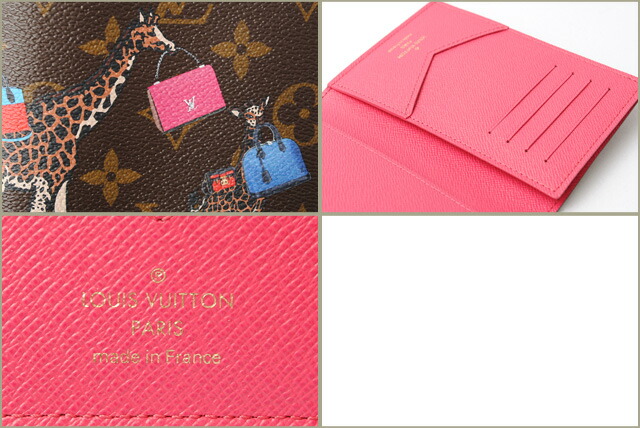 LOUIS VUITTON モノグラムパスポートケース ピンク