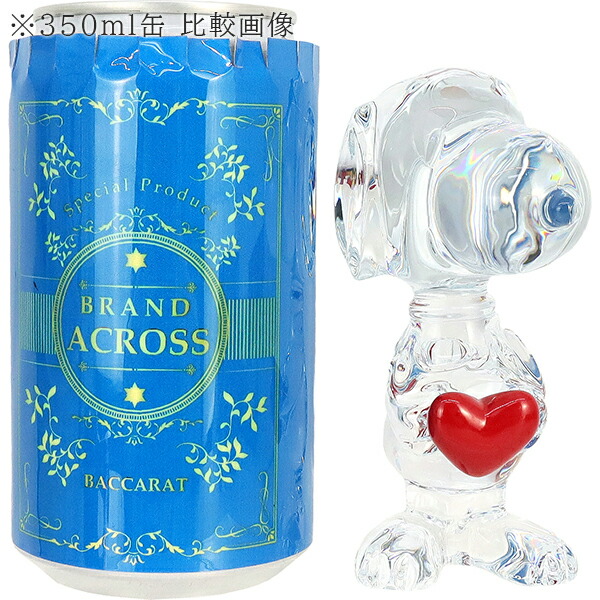 楽天市場】【10%OFF】 バカラ スヌーピー ハート フィギュア