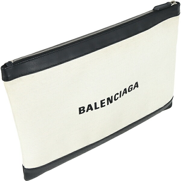 楽天市場】【美品】 バレンシアガ クラッチバッグ ネイビークリップ