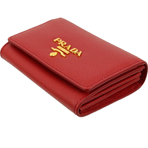 楽天市場】プラダ 財布 ミニウォレット サフィアーノ メタル レザー