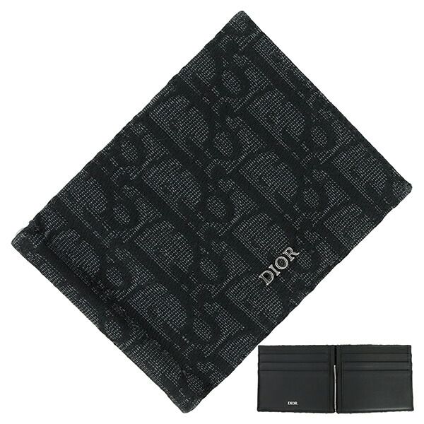 楽天市場】【美品】 ディオール 二つ折り財布 札入れ マネークリップ