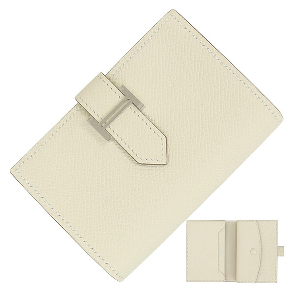 楽天市場】【新品】 エルメス 二つ折り財布 ベアン ミニ エプソン クレ