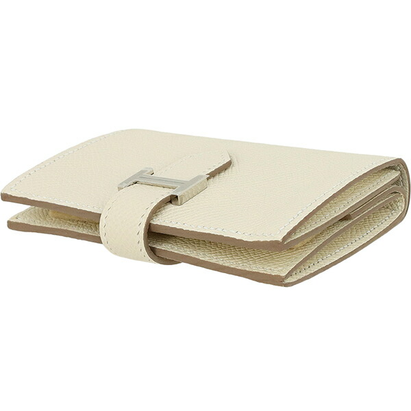 楽天市場】【新品】 エルメス 二つ折り財布 ベアン ミニ エプソン クレ