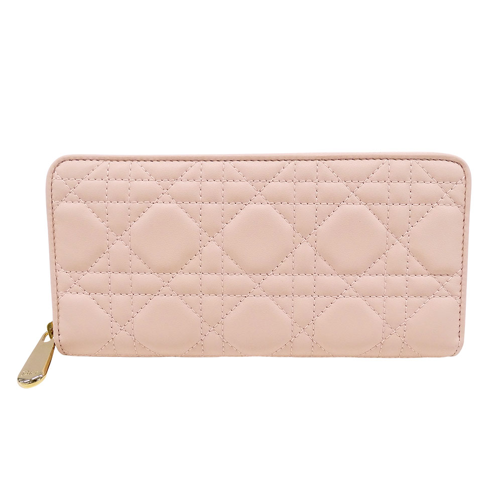 Diorホワイトキルティング二つ折り財布 Dior キルティング 二つ折り