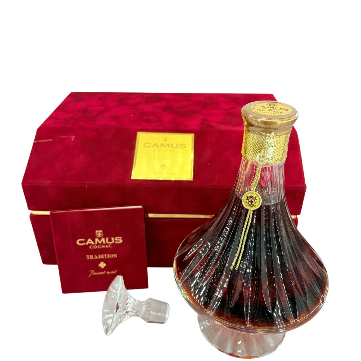 未開栓CAMUS カミュ バカラ カラフェ クリスタルボトル 替栓付 希少