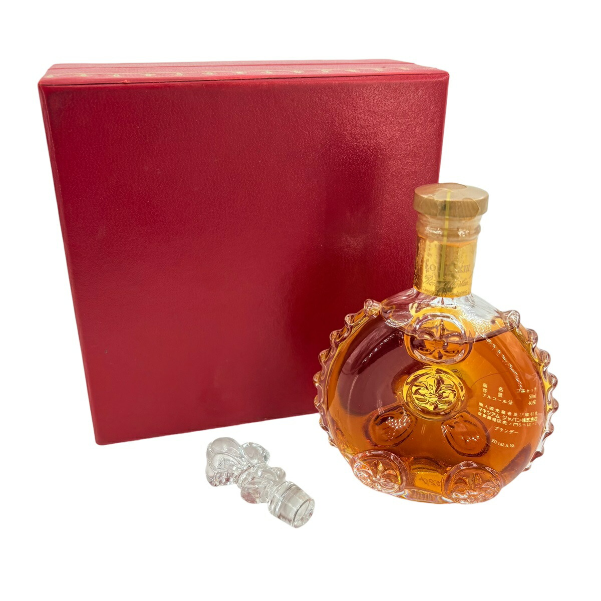 バカラボトル ブランデー 替蓋無 箱無 経年品 中古品 総重量1820g ①