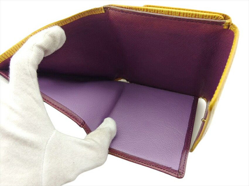 ルイ ヴィトン 二つ折り財布 Wホック メンズ可 ポルトモネビエカルト