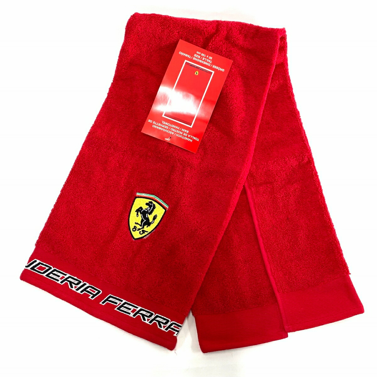 楽天市場】【中古】Ferrari(フェラーリ) 小物 タオル 赤 コットン