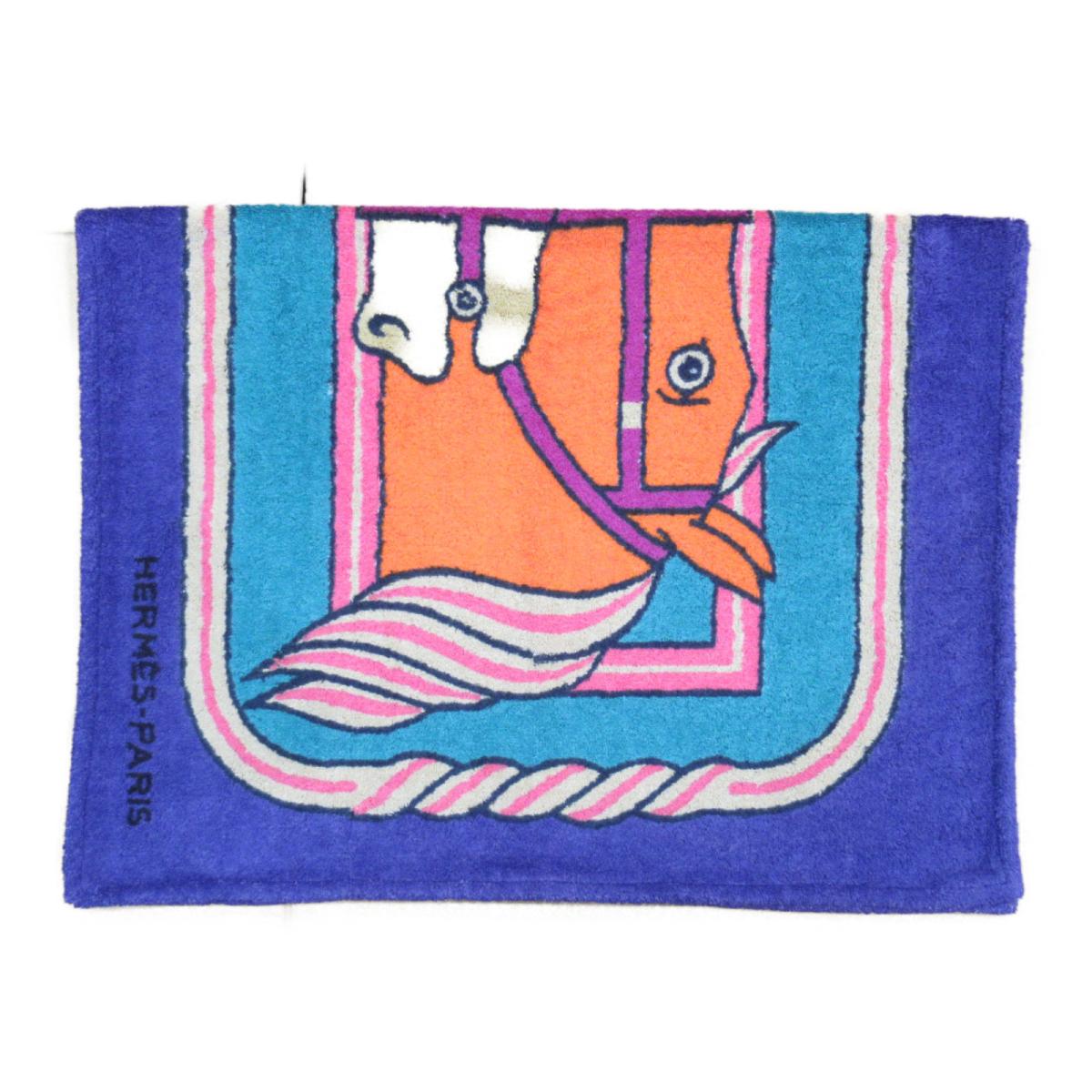 HERMESエルメス 大判ブランケットビーチタオル カイト柄 ショップ