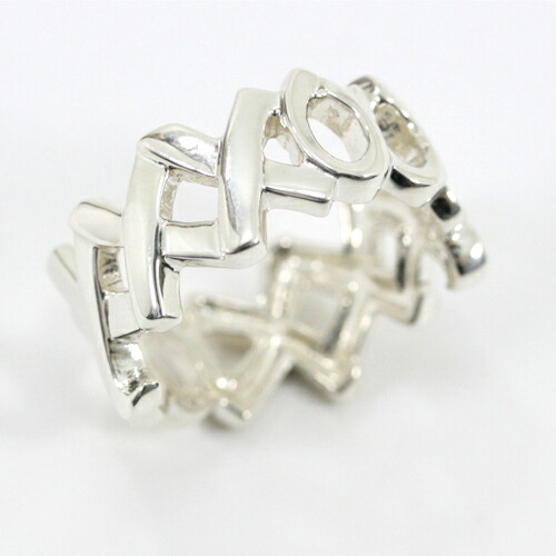 楽天市場】新品同様 TIFFANY＆Co. ティファニー ラブ&キス リング