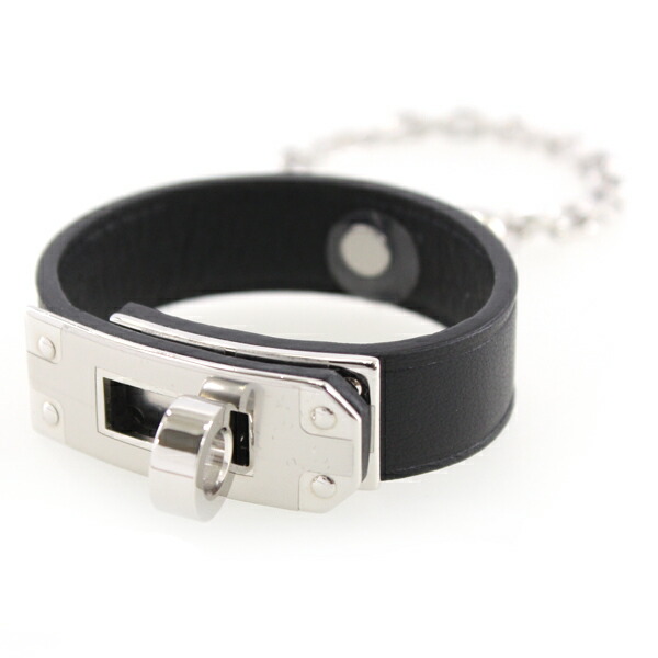 楽天市場】エルメス ケリー グローブホルダー 黒 ブラック シルバー