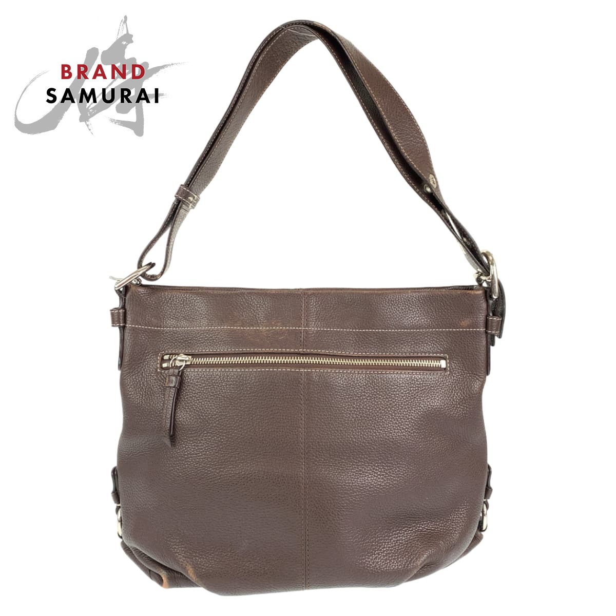 楽天市場】COACH コーチ ブラウン レザー F15064 ホーボー ショルダー