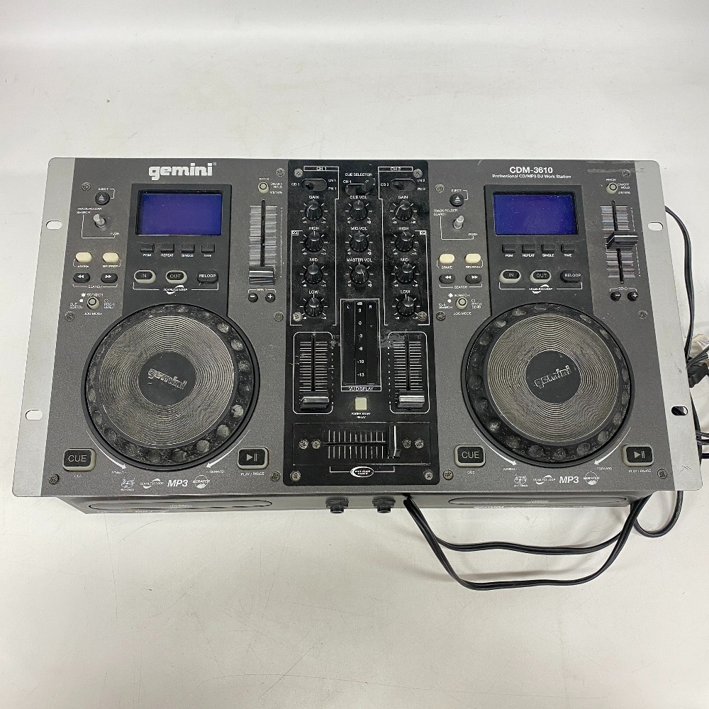 DJ機材 gemini CDM-3610 cdj 楽天市場】Gemini CDM-3610 DJ ワーク