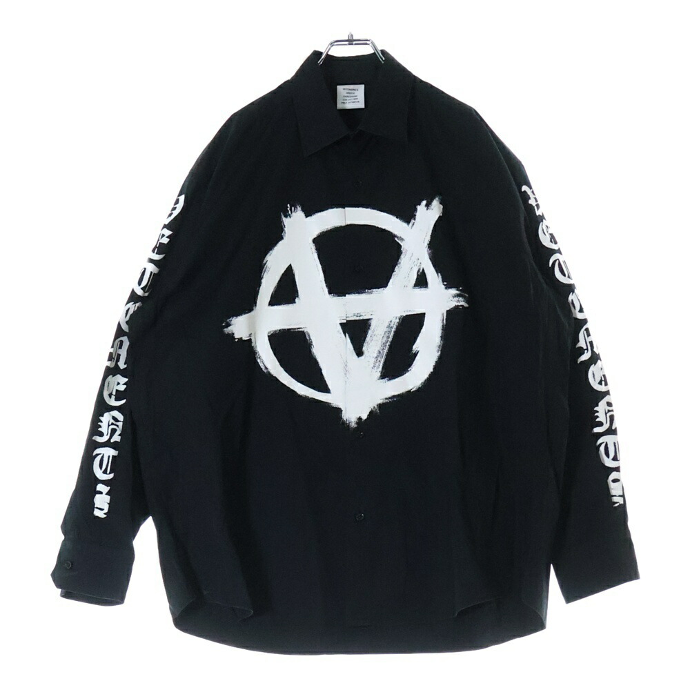 VETEMENTSヴェトモン アナーキー ロゴ Tシャツ 半袖 Sサイズ VETEMENTS
