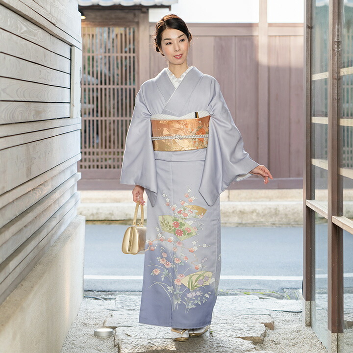 楽天市場】【レンタル 高級正絹 色留袖 フルセットレンタル】小町鼠色
