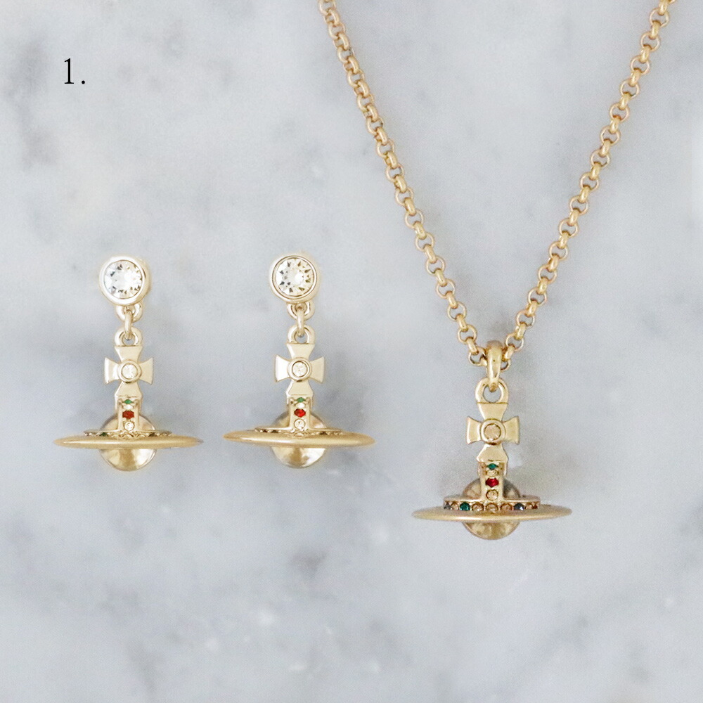 楽天市場】ヴィヴィアンウエストウッド ネックレス ピアスセット