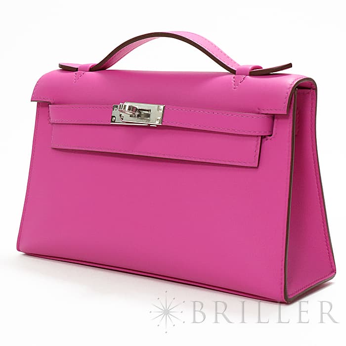 楽天市場】エルメス ポシェットケリー スイフト マグノリア シルバー