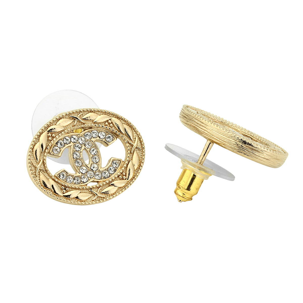 楽天市場】シャネル ピアス CHANEL ドームボタン CHANEL PIERCE